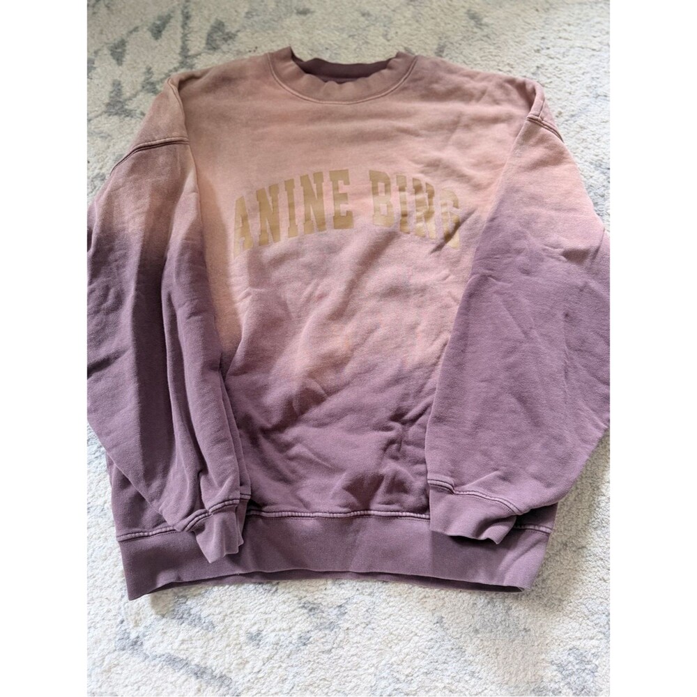 Anine-bing Women's Brown and Purple Sweatshirt - Picture 2 of 10